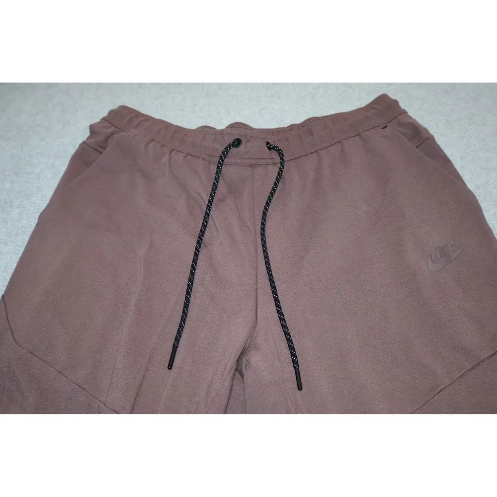 Nike Joggers Men Large Dark Muted Purple Tech Fleece Style Tapered Sweatpants